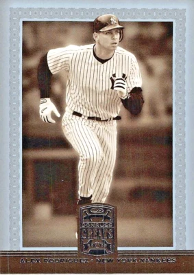 2005 Donruss Greats Baseball Alex Rodriguez #106 NM/MT NEW YORK YANKEES - Image 1 of 2