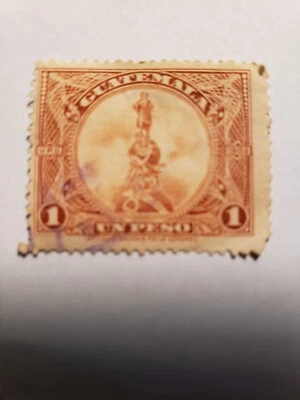 Sellos América Latina Guatemala 1902 1p Colón Foto 1 de 2