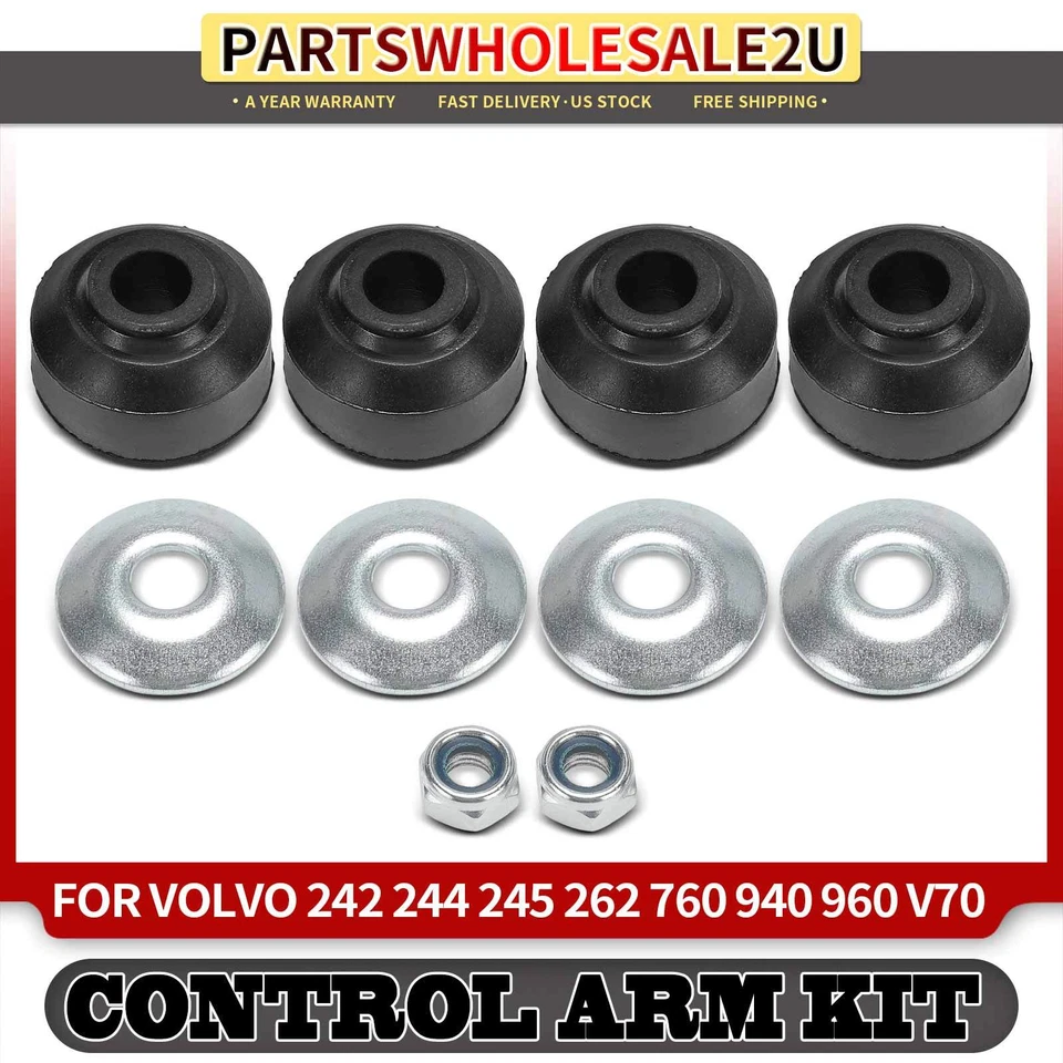 2 conjuntos de bucha de ligação de barra oscilante frontal/traseira para VOLVO 242 1975-1984 244 245 262 760 - Imagem 1 de 4