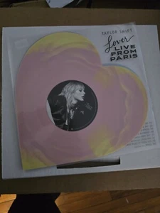 Taylor Swift - LOVER (Live From Paris) HEART SHAPED 2025 vinyl IN-HAND! (New) - Imagen 1 de 2