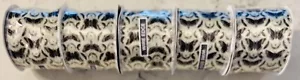 Set Of 5 NEW Halloween Wire Edge Satin Ribbon Mysterial - Moths - Picture 1 of 4