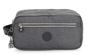 Kipling AGOT Toiletry Bag in Charcoal RRP £56 - Picture 1 of 5