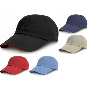 Taladro de algodón pesado estilo profesional 100 % cepillado para hombre Resultado gorra sombrero sándwich pico - Imagen 1 de 6