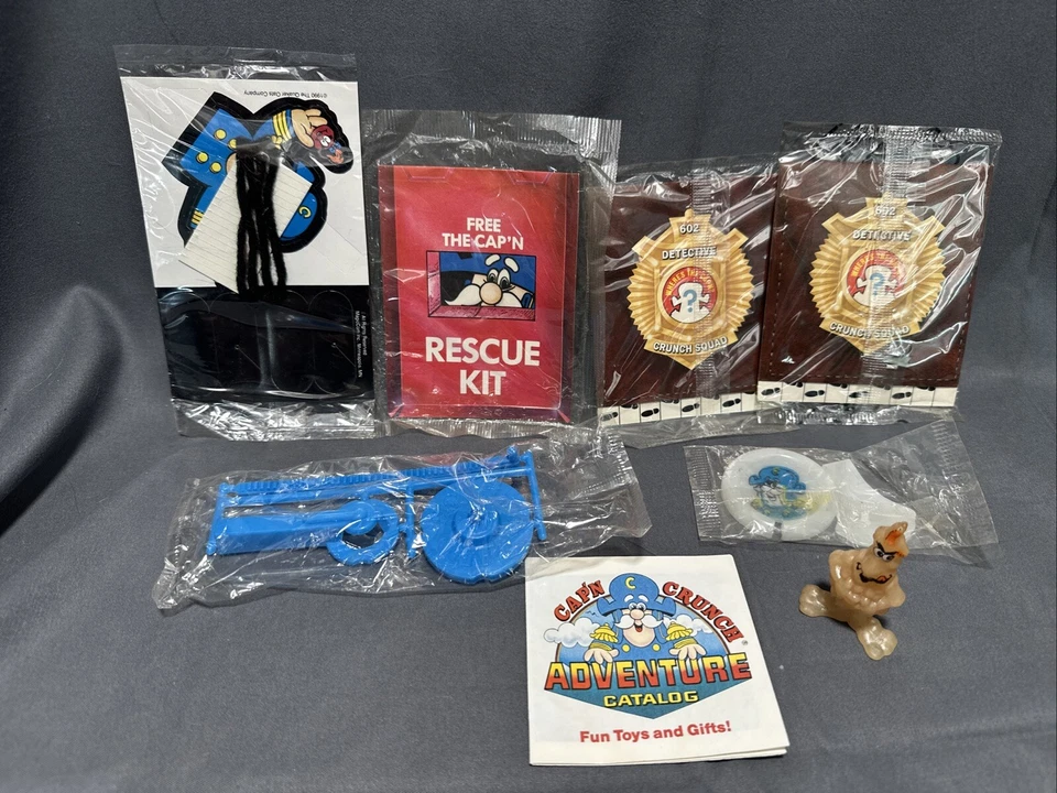 Juguete Premium Cereal Cap'n Crunch De Colección NUEVO Y Usado Lote 7 Capitán Años 70-80-90 Foto 1 de 4