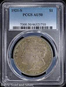 1921-S $1 Morgan Silver Dollar PCGS AU 50