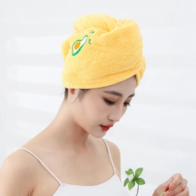 Nueva toalla absorbente de cabello de secado rápido turbante envoltura suave ducha gorra de baño sombrero Foto 1 de 4