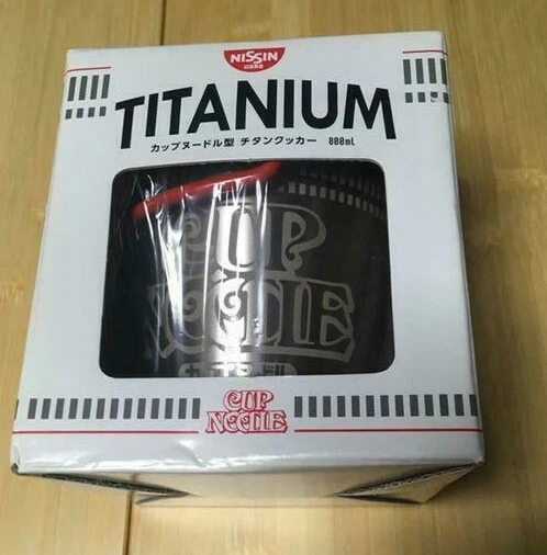 Nissin & Snow peak Cup  Japanese food style SCS-070NI Cup noodle cooker - Image 1 of 3