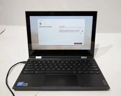 Lenovo 500e 2nd Gen 11.6" Touch Chromebook 81MC0000US Cel 1.1GHz 4GB/32GB -good! - Image 1 of 4