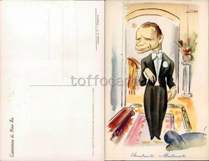 AUTORE NINO ZA-CINEMA ATTORE CARICATURA UMBERTO MELNATI-C10-97 - Foto 1 di 1