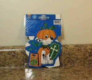 Nickelodeon Paw Patrol Marshall Halloween 2 Piezas Ventana Metálica Se adhiere NUEVO - Imagen 1 de 2
