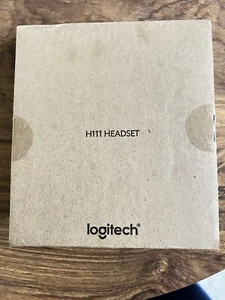Logitech H111 Wired Headset, Stereo Headphones with Noise-Cancelling - Picture 1 of 6