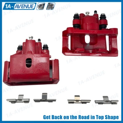 For Ram 1500 Dodge Durango Chrysler Aspen Rear Brake Calipers w/ Bracket 2Pcs Foto 1 de 4