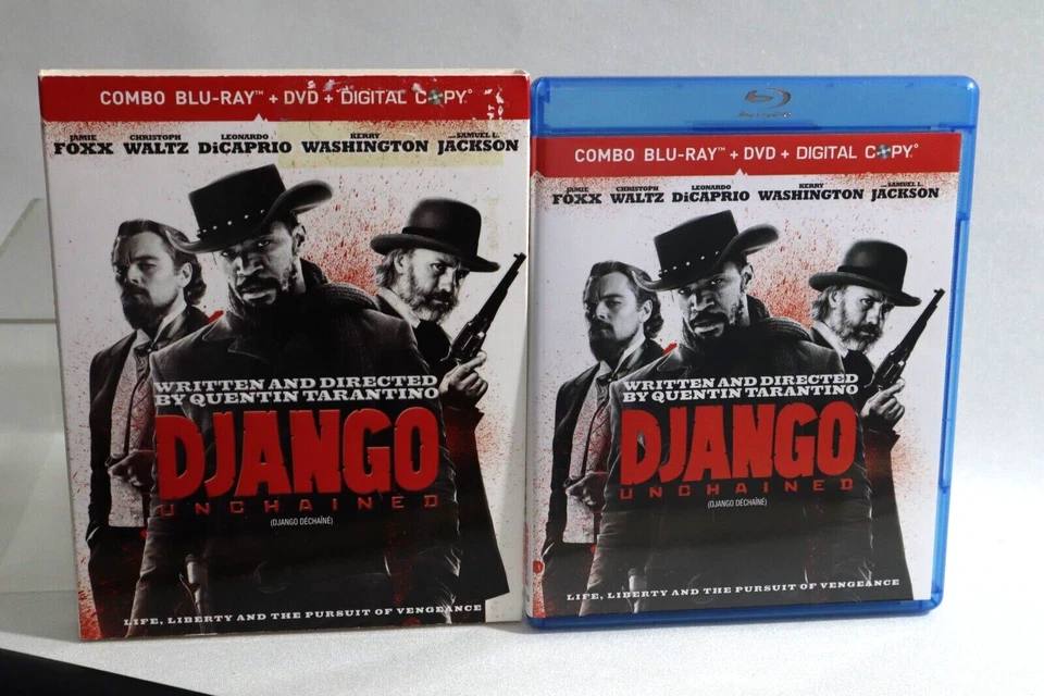 Django Unchained (Blu-ray/DVD, 2013, 2-Disc Set, Canadian) Leonardo Dicaprio￼ - Image 1 of 3