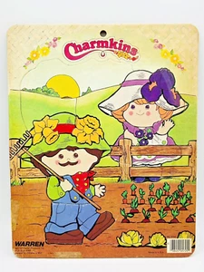 Vintage 1983 Hasbro Charmikins Farm Garden Frame Tray Puzzle - Picture 1 of 14