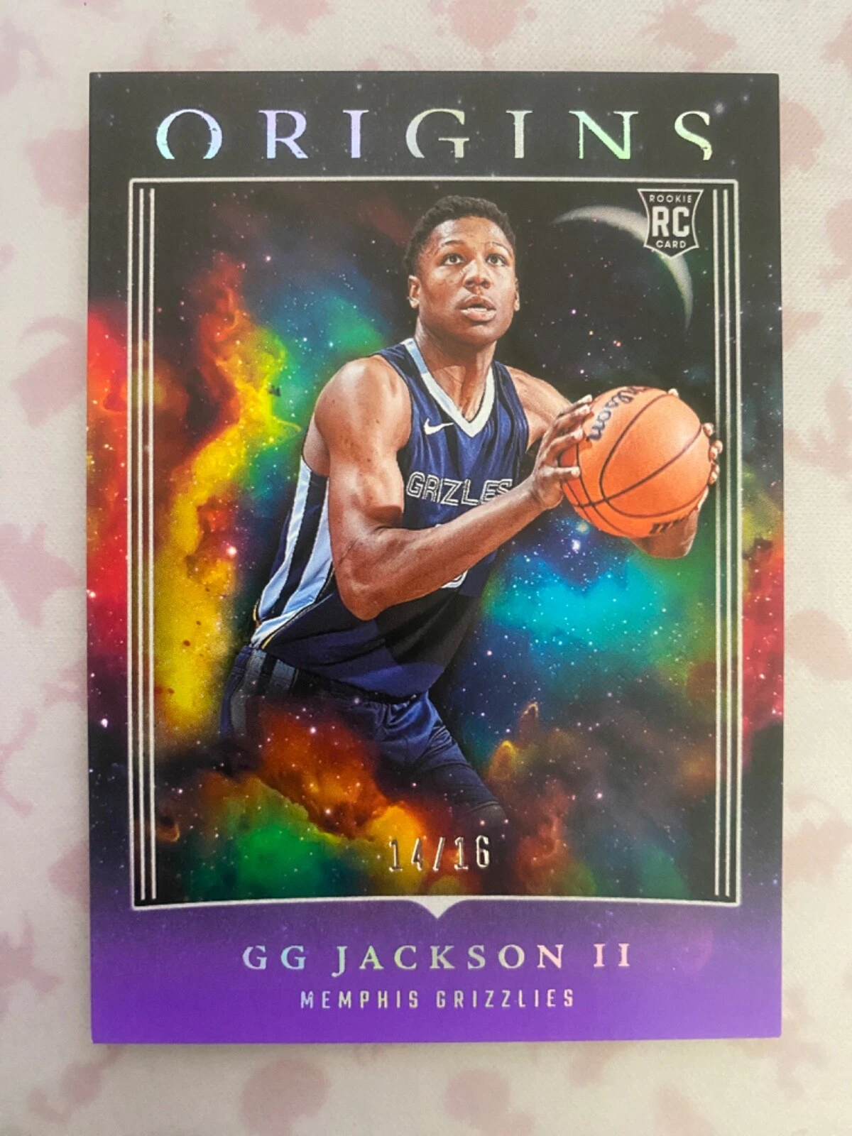 2023-24 Panini Origins FOTL Purple GG Jackson II 14/16 Memphis Grizzlies RC #6