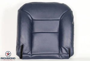 1997 Chevy Suburban C/K 1500 2500 LT -Driver Side Bottom Leather Seat Cover Blue - Picture 1 of 12