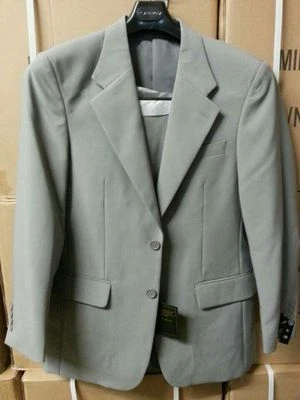 Nuevo Traje Básico Para Hombre 2 Piezas Sencillo Pecho Dos Botones 7 Colores 38R~56L Foto 1 de 4