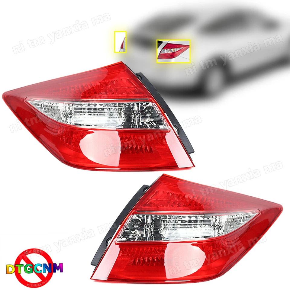 For 2010-2012 Honda Crosstour LH+RH Rear Tail Lights Lamps Left+Right Pair Set Foto 1 de 4