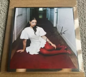 Laufey Bewitched Goddess Edition Navy Double LP Vinyl SIGNED Art PRINT SHIPS NOW - Picture 1 of 7
