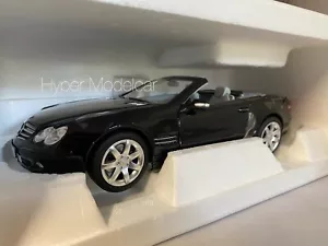NOREV 1/18 MERCEDES BENZ SL-CLASS SL500 R230 CABRIOLET 2003 BLACK Art.183840 - Imagen 1 de 5