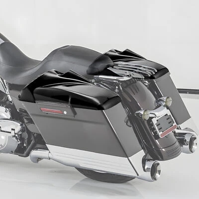 Tapas de altavoz de 8" con puerto de tweeter aptas para Harley Touring Road Electra Glide 94-13 Foto 1 de 4