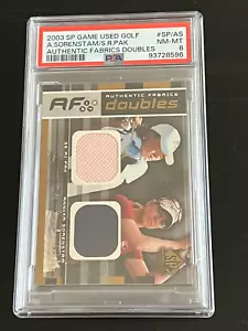 2003 SP GAME USED GOLF #SP/AS SORENSTAM/ PAK ROOKIE PSA 8 POP 1- 2 HIGHER 92/200 - Picture 1 of 5