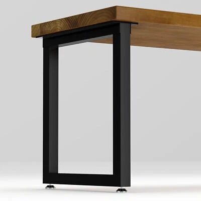 Metal Table Legs 28 Inch Heavy Duty Metal Desk Legs Industrial Black Table Legs, - Image 1 of 4