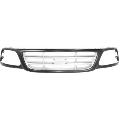 New front Grille Assembly For 1997-2004 Ford F-150 97-99 F-250 Paintable Plastic Foto 1 de 4