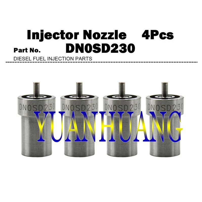 4x Diesel Injector Nozzle 0434250077 DN0SD230 for Peugeot 504 505 2.1D 2.3D 2.5D Foto 1 de 1