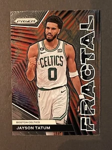 2023-24 Panini Prizm Jayson Tatum Fractal Silver Prizm #8 - Picture 1 of 2