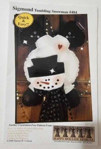 Sigmond Tumbling Snowman Pattern & Instr. 30" Tall Missing Accents Happy Hollow - Picture 1 of 3