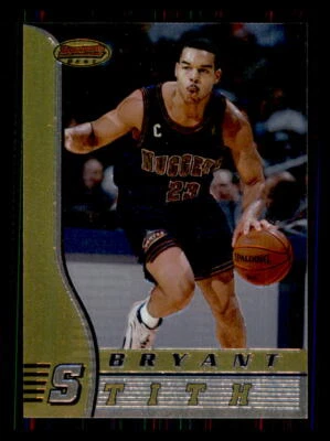 1996 Basketball Bowman's Best Bryant Stith Denver Nuggets #3 4 - Image 1 of 2