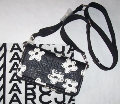 Новый с Ярлыками Marc Jacobs черный/белый DAISY мини сумка кожи через плечо сумочка/пыль сумка - Изображение 1 из 4