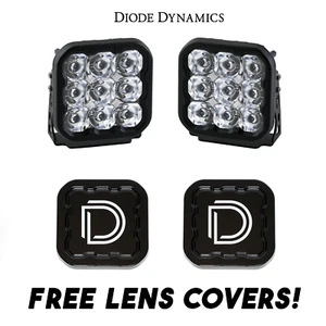 Diode Dynamics SS5 Sport LED Spot Light Kit w/ Multi Backlight Colors & Covers - Picture 1 of 10