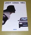 Prospekt Fiat Uno Logo 1989