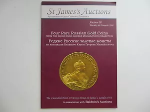 4 Rare Russian Gold Coins From Grand Duke Georgii Mikhailovich. London, 2008 - Picture 1 of 11