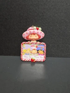American Greeting Strawberry  Shortcake Picture Frame Ornament Square Pink - Picture 1 of 14