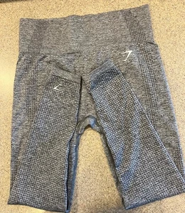 GYMSHARK Wide Waist VITAL SEAMLESS 2.0 LEGGINGS Gr. L hellgrau - Bild 1 von 4