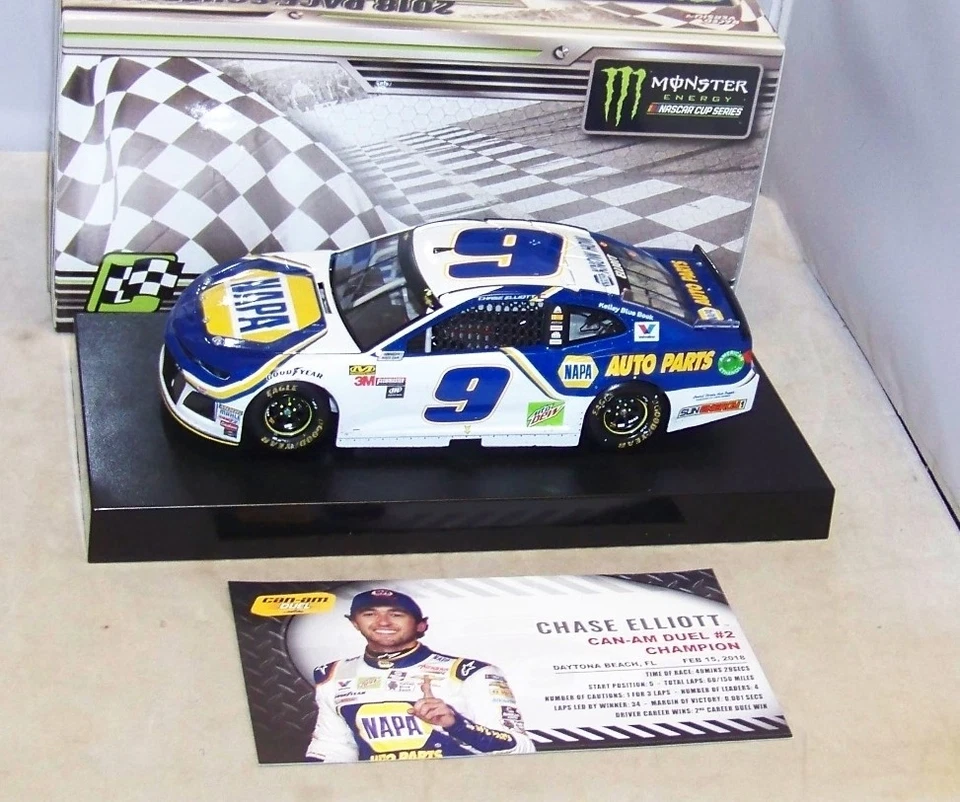 Chase Elliott 2018 #9 Napa Can-am Duel #2 Win Camaro Zl1 1 24 Scale NASCAR