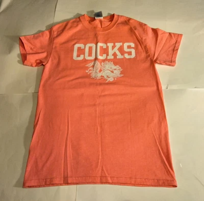 USC South Carolina Gamecocks Pink Small (S) Short Sleeve Tee Shirt - Image 1 of 4