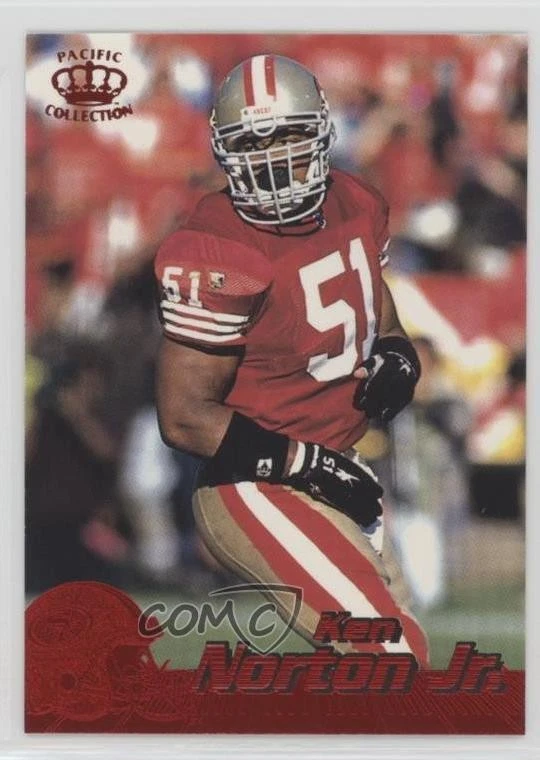 1996 Pacific Crown Collection Red Ken Norton #389 - Image 1 of 2