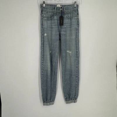 Rag & bone jeans pants xs glass hill jogger miramar faux denim minimalist - Image 1 of 4