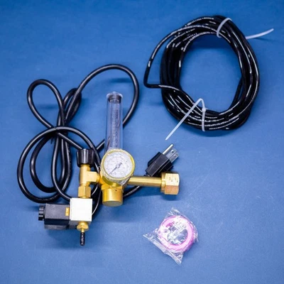 VIVOSUN CO2 Regulator Emitter System Solenoid Valve Flowmeter Hydroponics Grow - Image 1 of 4