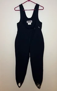 Obermeyer Jinks Women's Ski Pants Black Stirrup Softshell Stretch Comfort SZ 10R - Picture 1 of 9