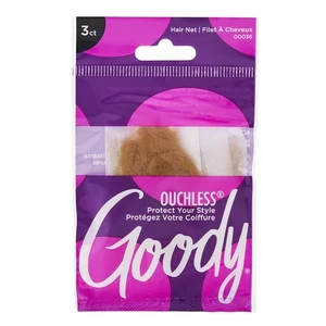 GOODY Goody Rete per Capelli, Marrone Chiaro, 3 Pezzi - Foto 1 di 4