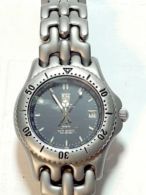 Elgin Titanium FK-938-0 Solar 200m Swiss Quartz Luminous Dial Men's Watch - Image 1 of 4