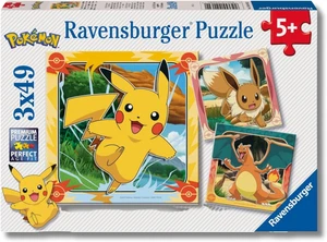 - Puzzles Pokémon Confezioni Da 3 | Puzzle Bambini 5 Anni O Più | Regalo Bimba 5 - Foto 1 di 12