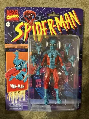 Marvel Legends Web-Man Retro 6 inch Spiderman Sealed MIP! - Image 1 of 3