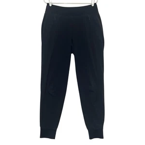 Athleta Damen Jogginghose dunkelblau Größe 8T Stretch gefüttert Gummibund Taschen - Bild 1 von 13