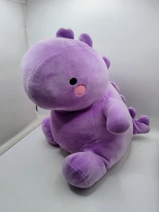Peluche simpatico dinosauro viola T-Rex - Foto 1 di 6